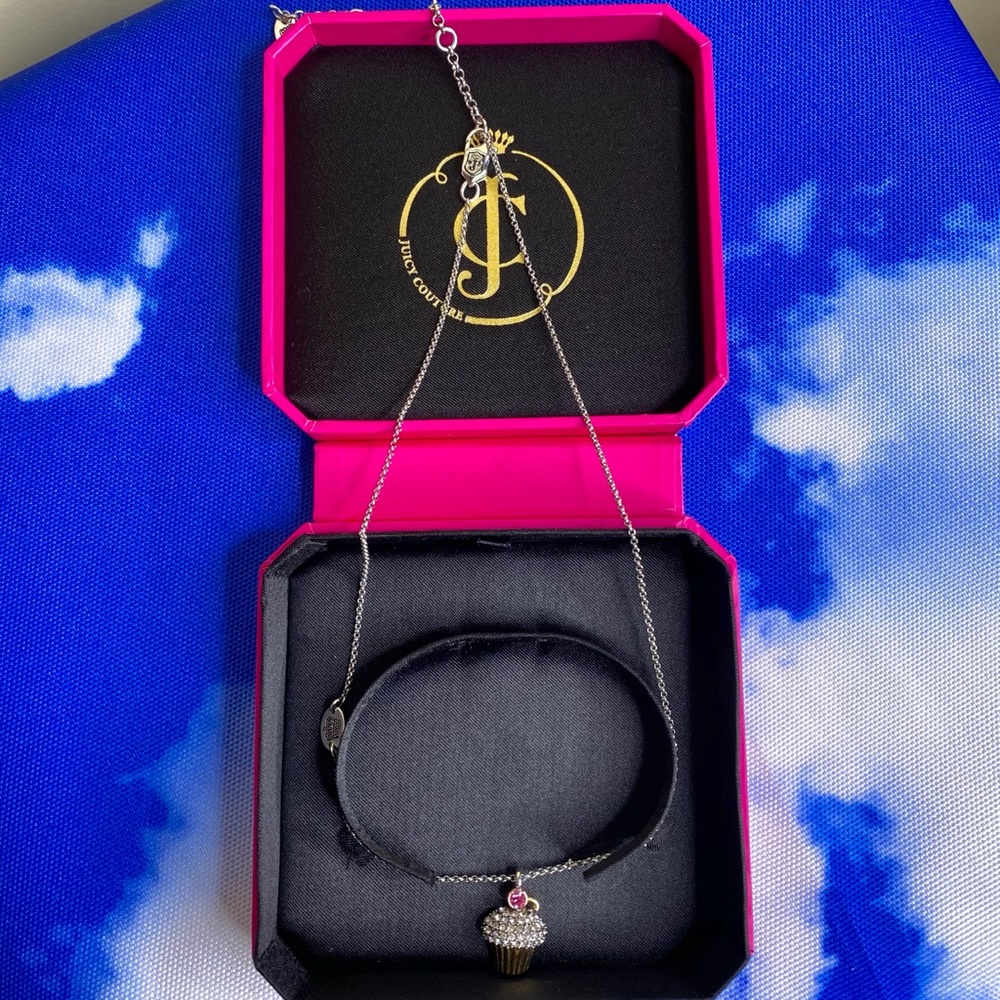 Juicy Couture cupcake necklace